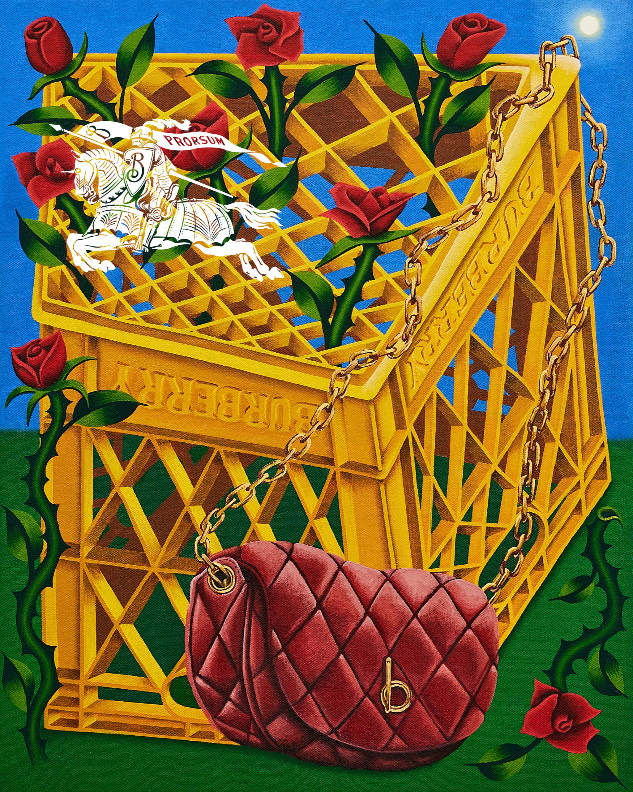 Burberry Valentine's Paintings, art direction by Harry Doncaster