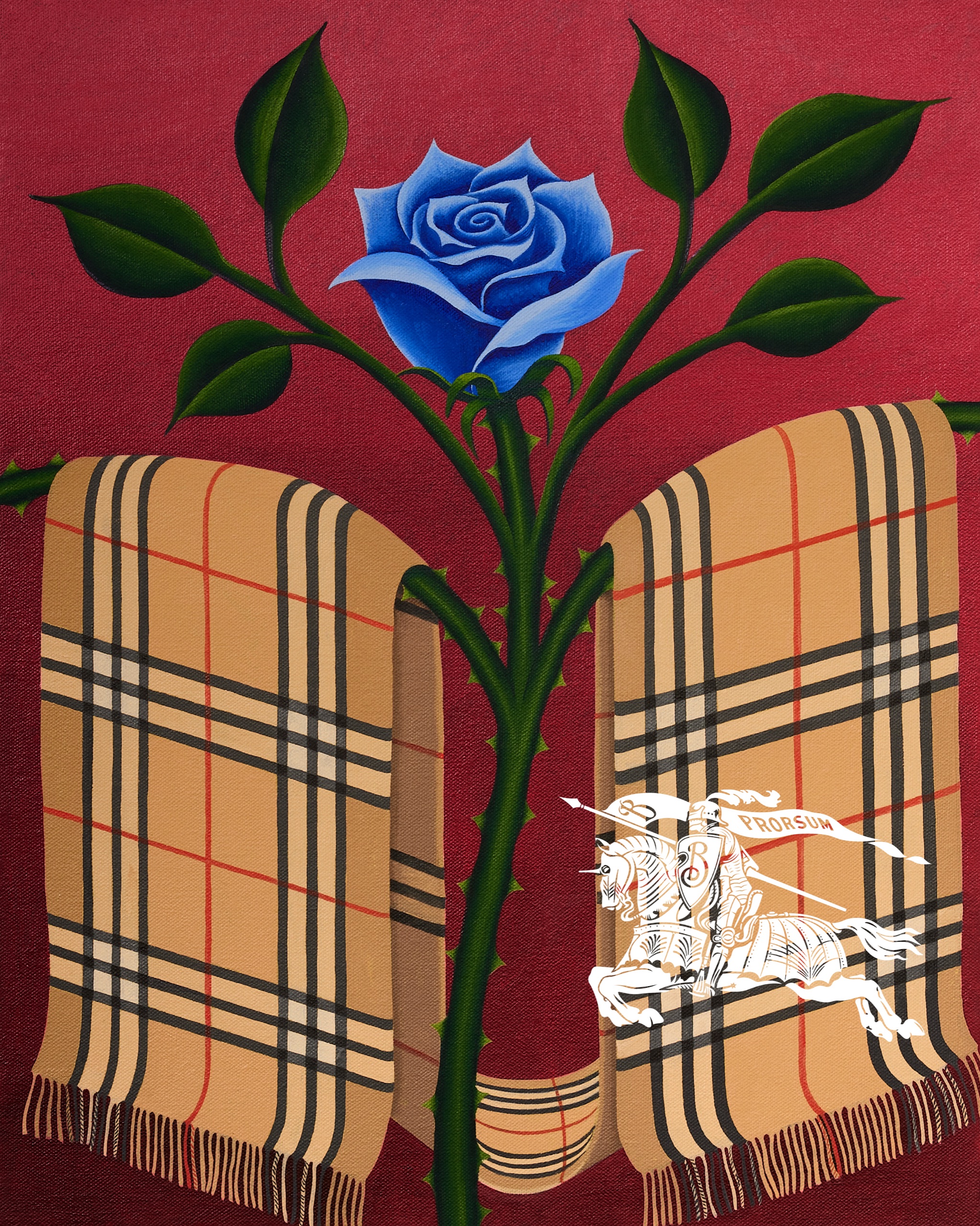 Burberry Valentine's Paintings, art direction by Harry Doncaster