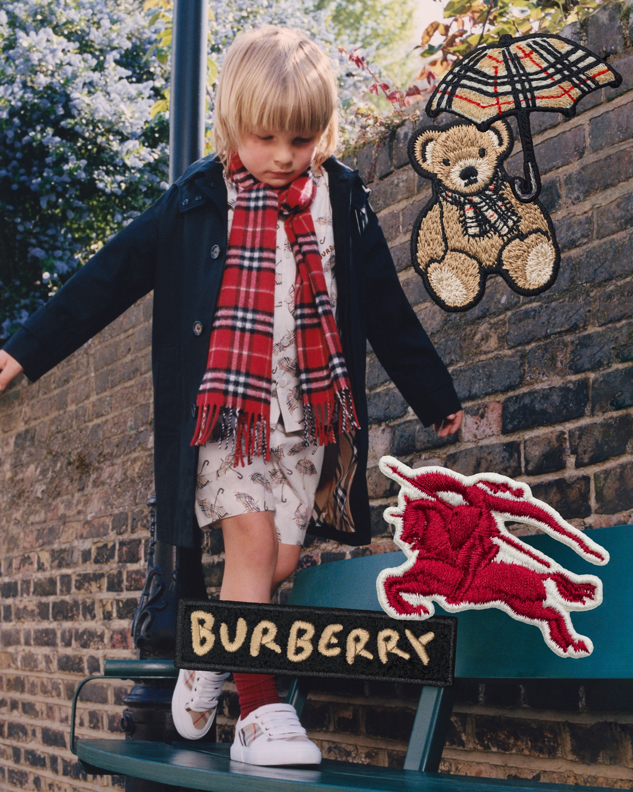 Burberry Childrenswear SS25, art direction by Harry Doncaster