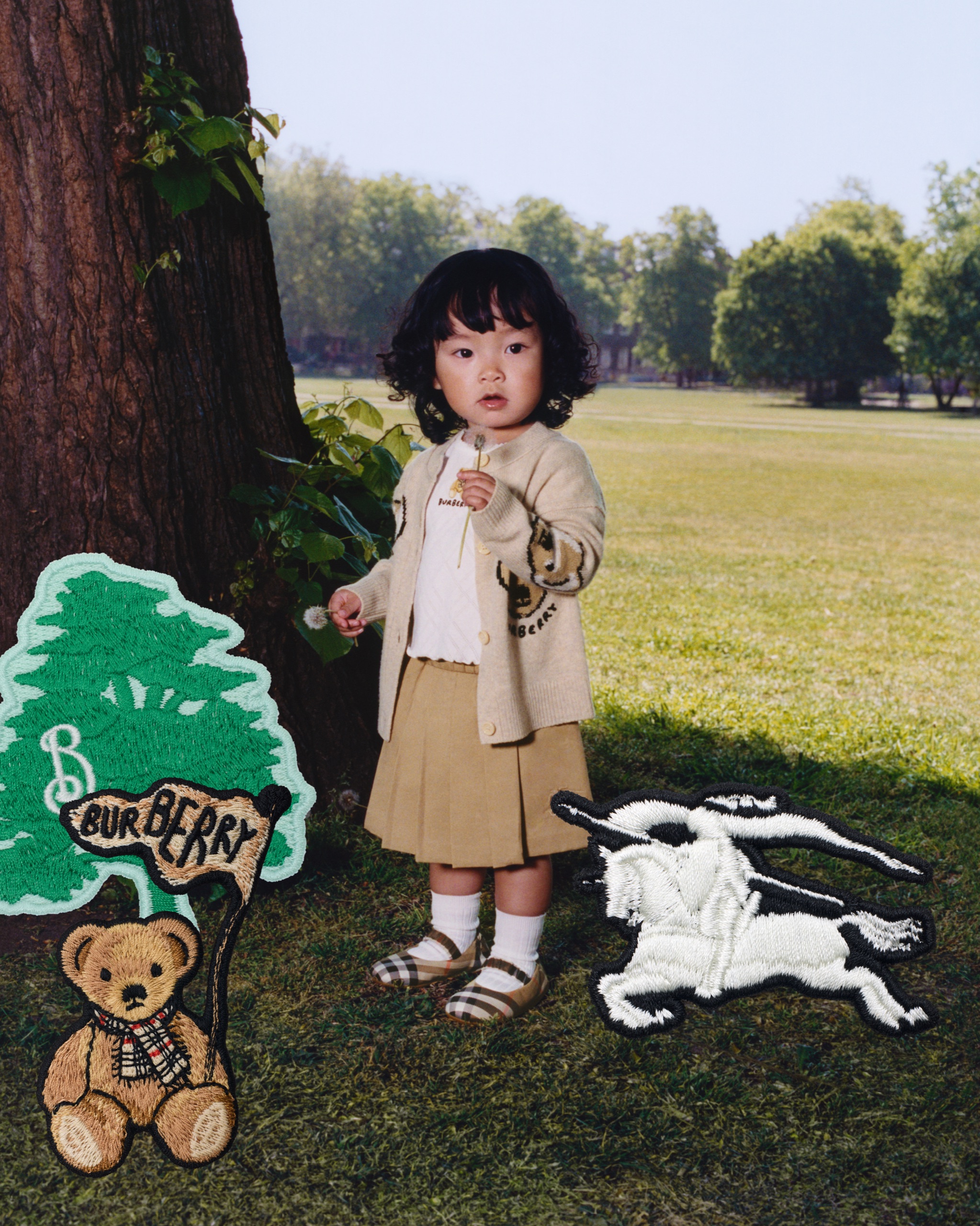 Burberry Childrenswear SS25, art direction by Harry Doncaster