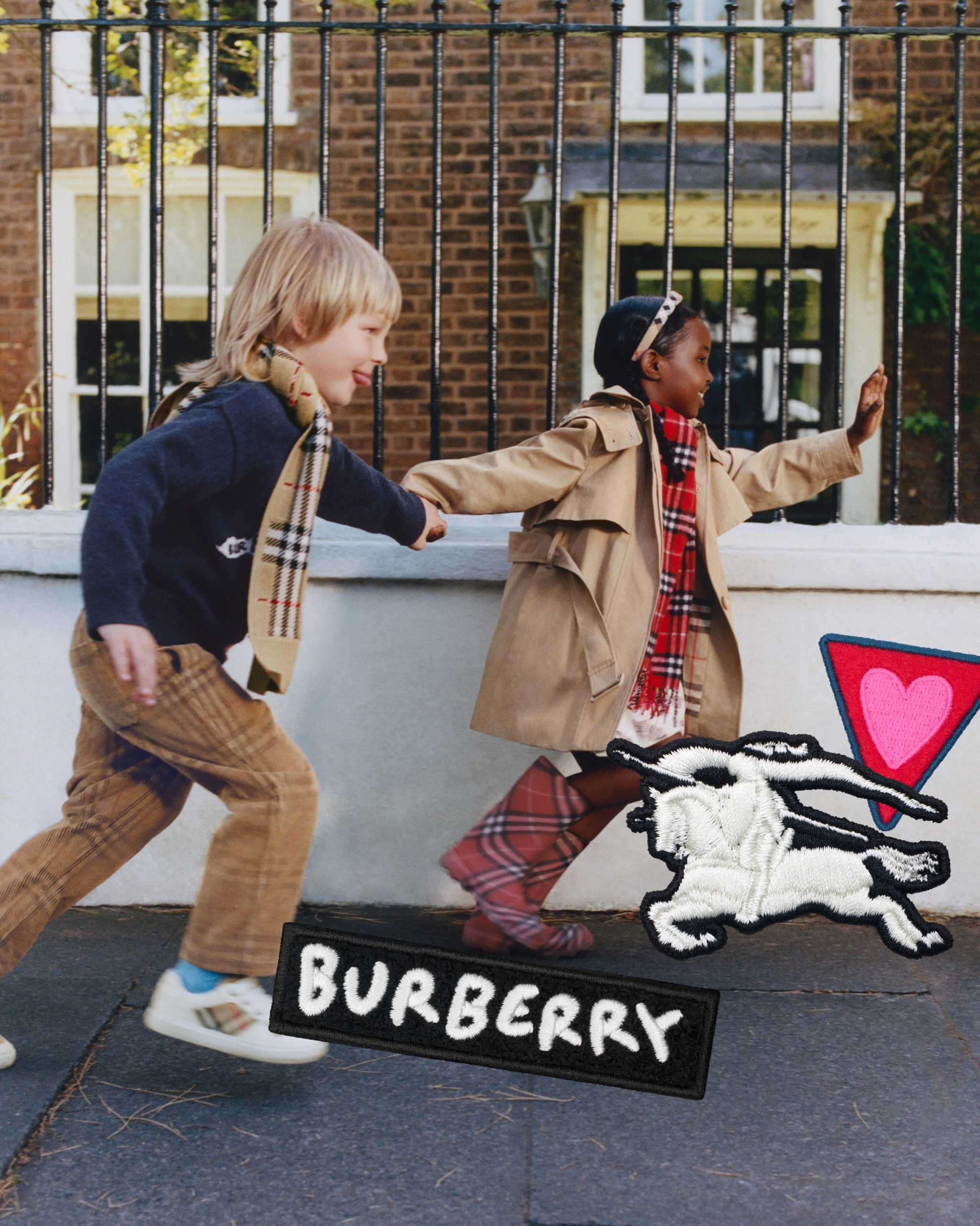 Burberry Childrenswear SS25, art direction by Harry Doncaster