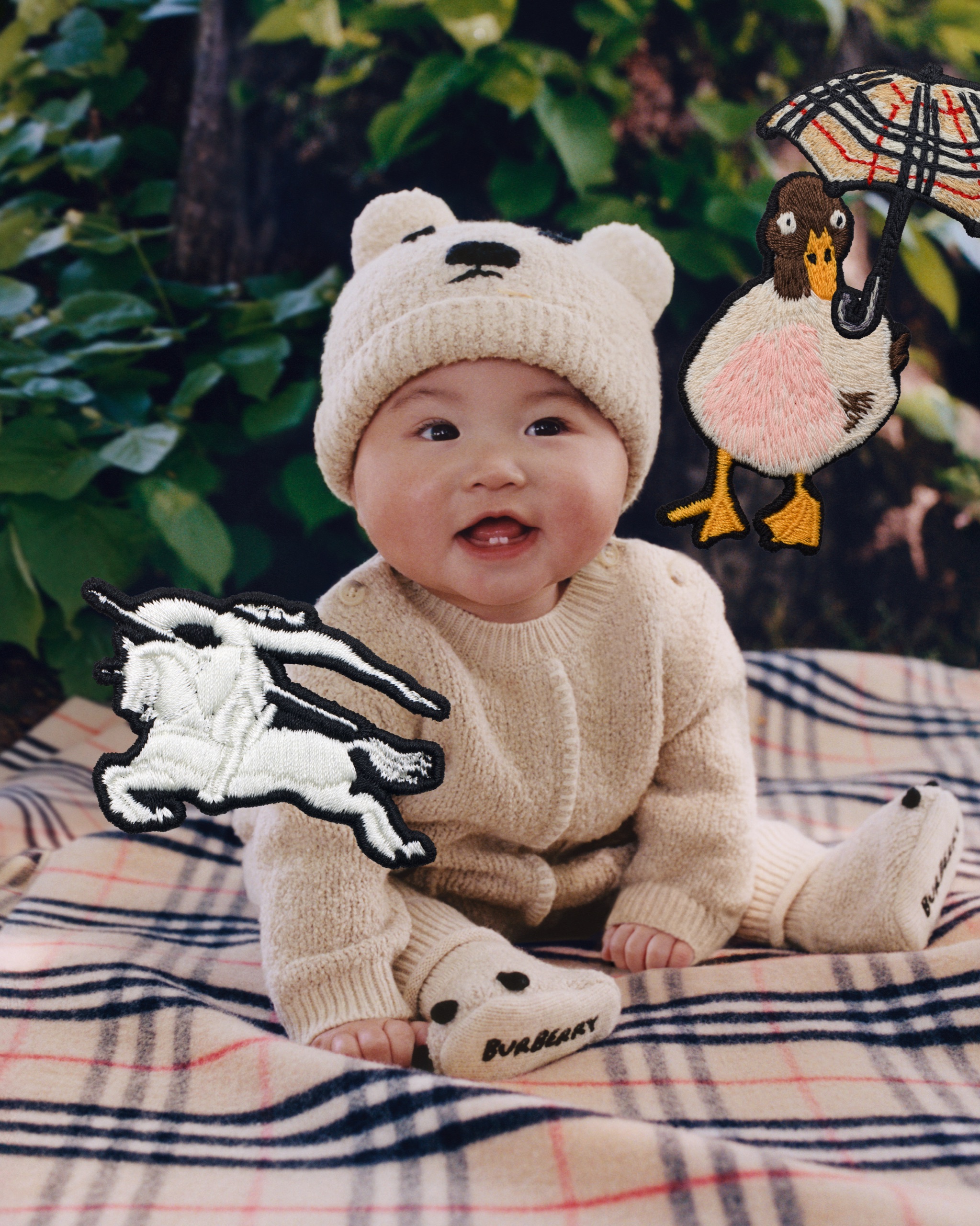 Burberry Childrenswear SS25, art direction by Harry Doncaster