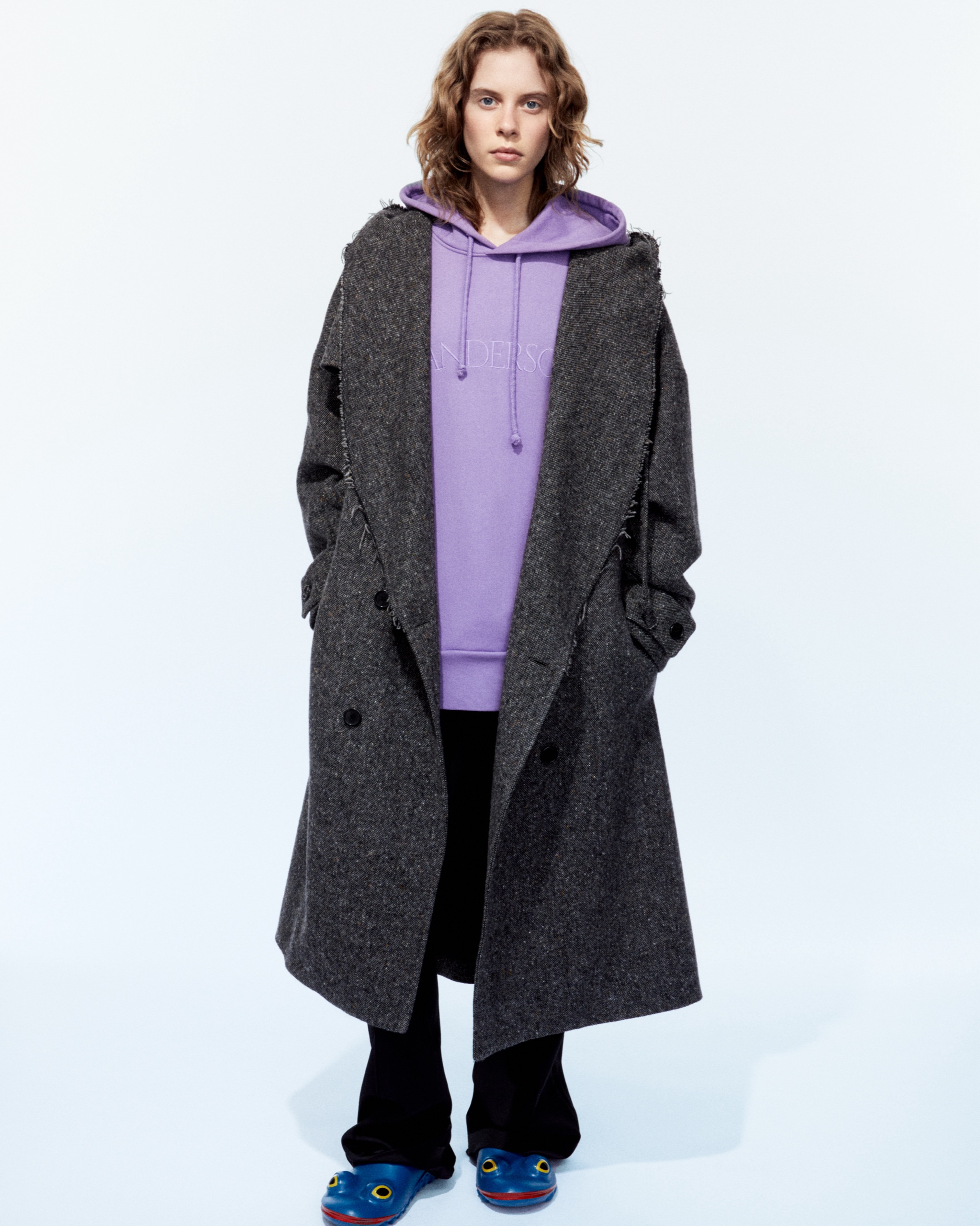 JW Anderson RTW AW23, photographed by Marius Ulig, art direction by Harry Doncaster
